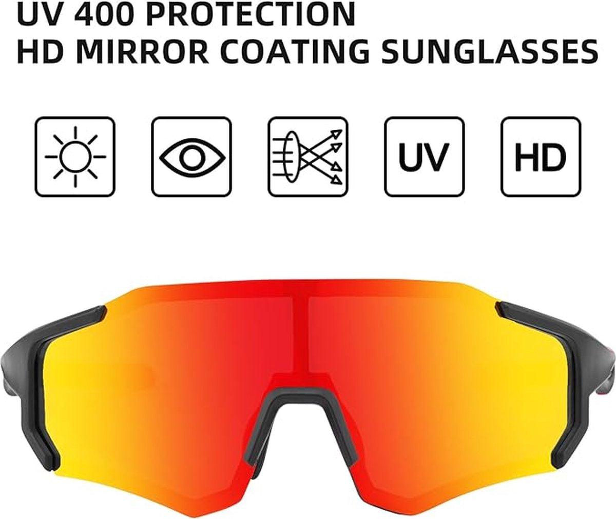 Falkann Horizon Fietsbril - Sportbril met Gepolariseerde Lens - Wit/Blauw - FALKANN