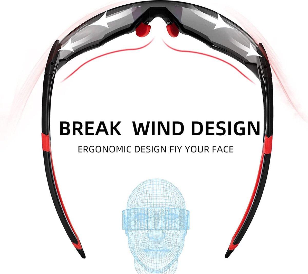Falkann Mount Fietsbril - Sportbril met Fotochromatische Lens - Transparant Blauw - FALKANN