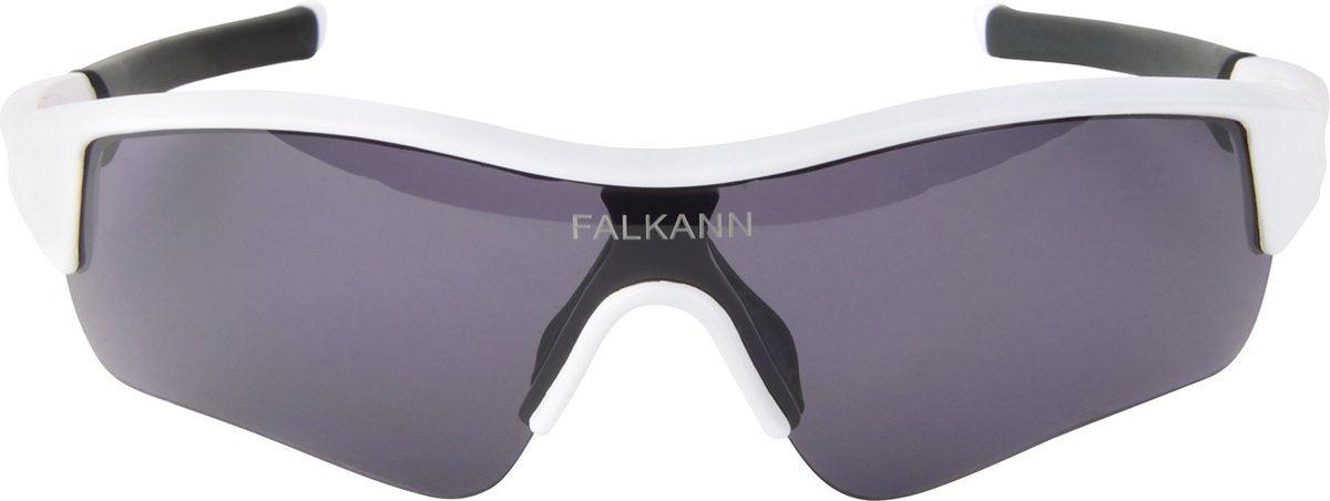 Falkann X Fietsbril - Sportbril met Gepolariseerde Lens - Wit - FALKANN