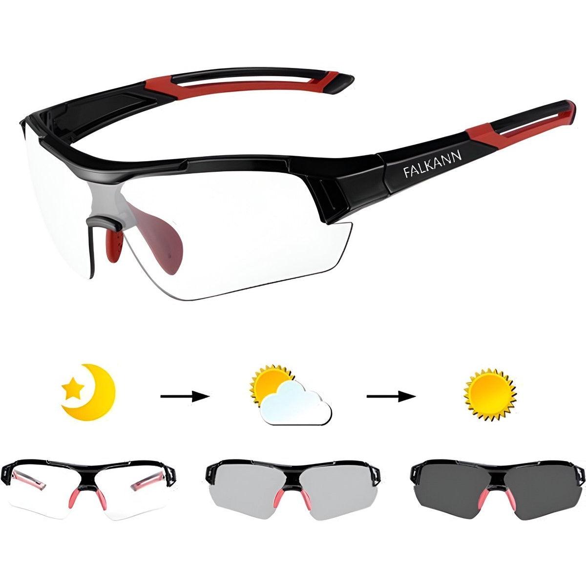 FALKANN Elite Fahrradbrille Rot