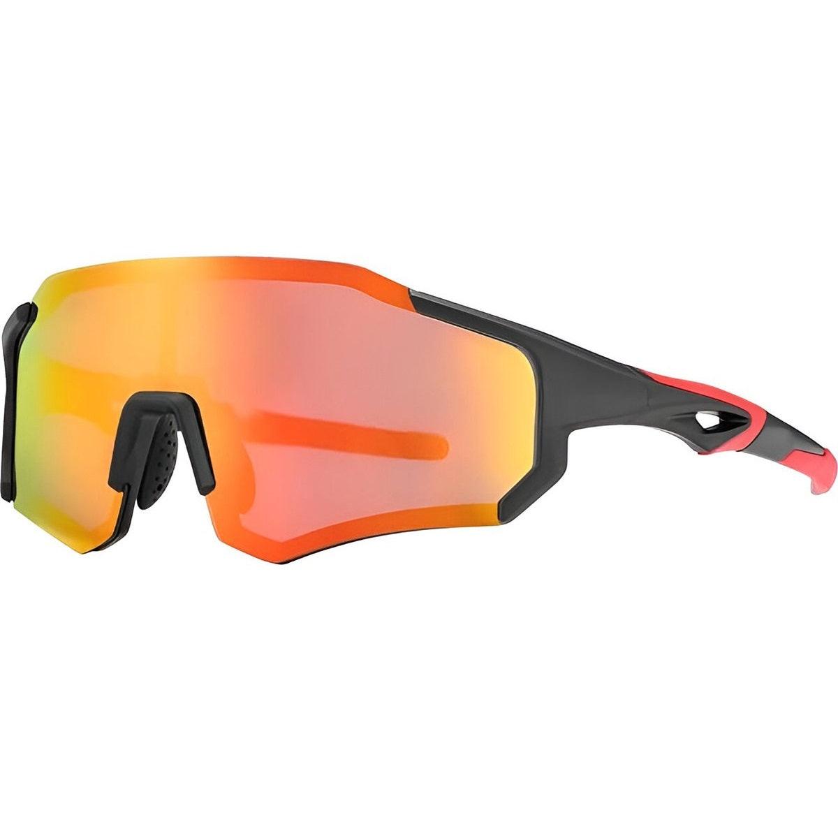 Falkann Horizon Fietsbril - Sportbril met Gepolariseerde Lens - Zwart/Rood - FALKANN